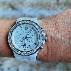 MK5391 Michael Kors Ladies White Ceramic Watch